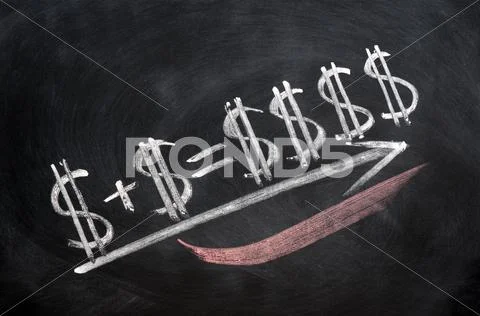 Dollar sign formula Stock Photos
