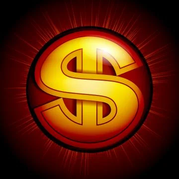 Dollar sign 库存插图