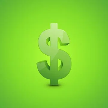 Dollar Sign Illustration Stock Illustration