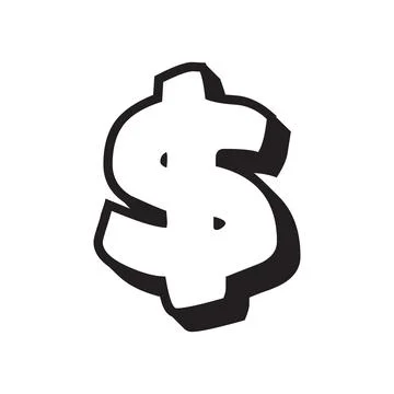 Dollar sign illustration vector design Stock Illustration