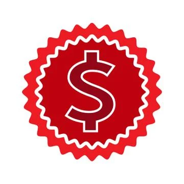 Dollar sign money icon Stock Illustration
