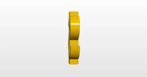Dollar sign Roll 1 動画素材 129520620