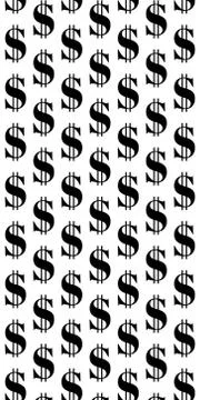 Dollar sign seamless pattern. background with repeating USA currency symbols. Illustrazione stock