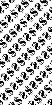 Dollar sign seamless pattern. background with repeating USA currency symbols. Illustrazione stock