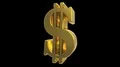 Dollar sign symbol rotate loop business finance tax gangster bling financial 4k 4k or 4k+ Resolution