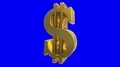 Dollar sign symbol rotate loop business finance tax gangster bling financial 4k 4k or 4k+ Resolution