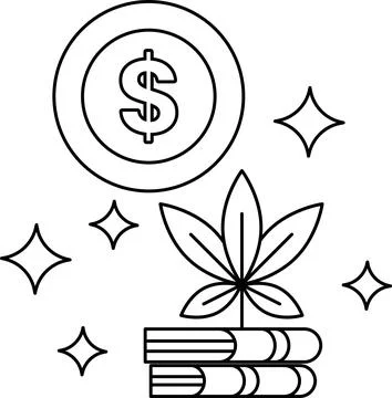 A dollar sign is on top of a stack of books Stock Illustration