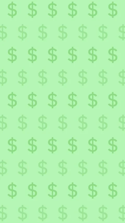 Dollar Signs Banking Background, Looping Vertical Video Stock Footage 306105333