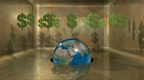 Dollar Signs falling motion graphic animation Stock Footage 67834236