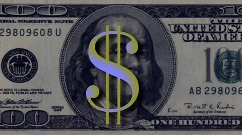 DOLLAR SIGNS Stock Footage 22937932