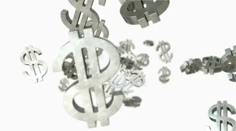 Dollar signs.Seamless loop Stock Footage 46352083
