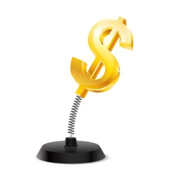 Dollar souvenir Illustrazione stock