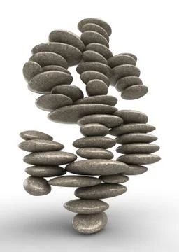Dollar stability symbol Stock Illustration