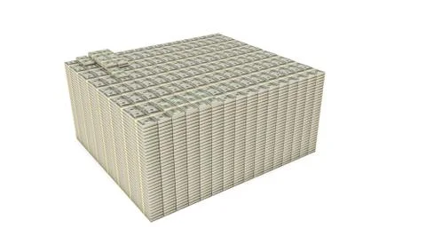Dollar stack Stock Illustration