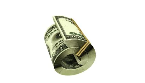 Dollar stack Stock Illustration