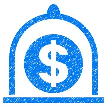 Dollar Standard Grunge Icon Ilustración de archivo
