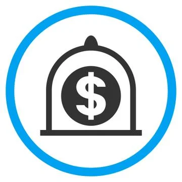 Dollar Standard Rounded Vector Icon Ilustración de archivo