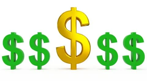 Dollar supply Stock Illustration