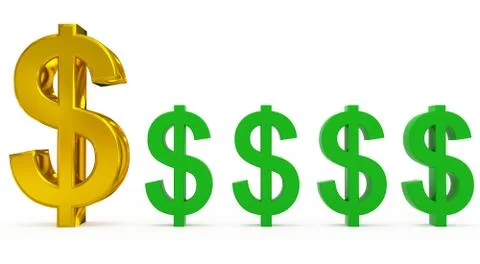 Dollar supply Stock Illustration