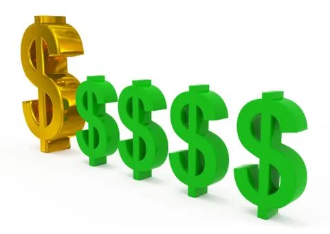 Dollar supply Illustrazione stock