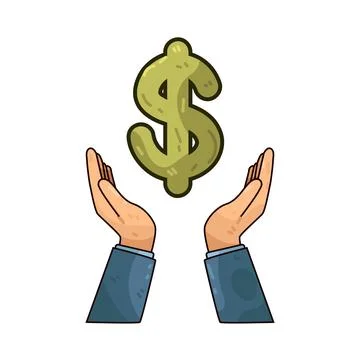 Dollar Support illustration Stock Illustration