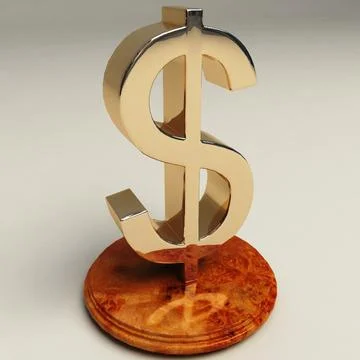 Dollar symbol 3D Model