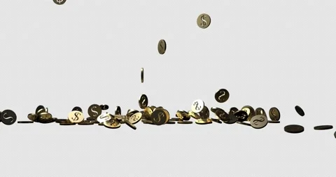 Dollar Symbol Animation Stock Footage 153828300