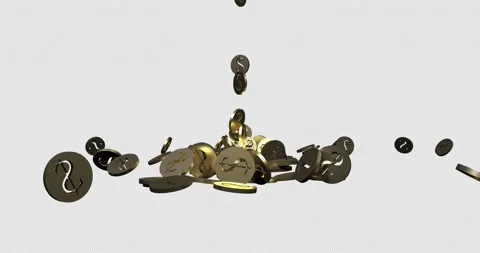 Dollar Symbol Animation Stock Footage 153828310
