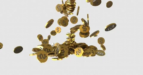 Dollar Symbol Animation Stock Footage 153869334