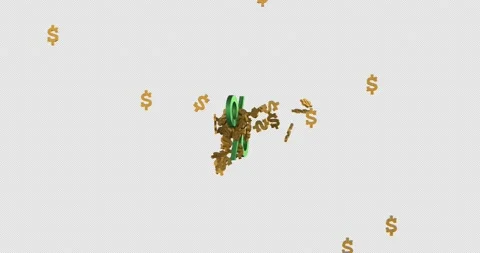 Dollar Symbol Animation. Stock Footage 154052804