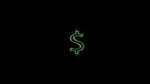 Dollar symbol explosion Stock Footage 27463507