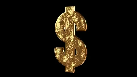 Dollar symbol Stock Footage 95162736