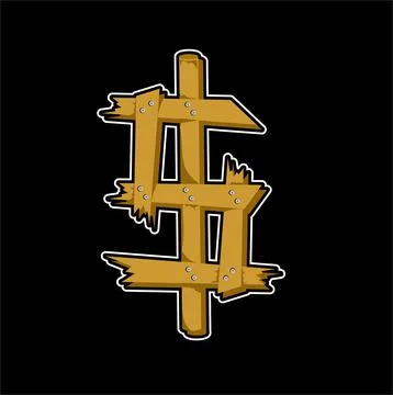 Dollar symbol Stock Illustration