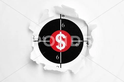 Dollar target Stock Photos