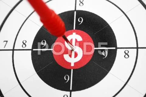 Dollar target Stock Photos