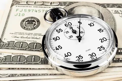 Dollar timing Stock Photos