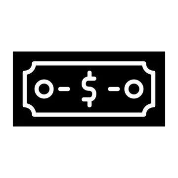 Dollar Vector Icon Design Illustration Stock Illustration