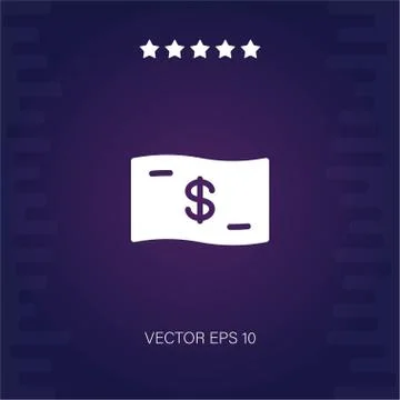 Dollar vector icon Stock Illustration