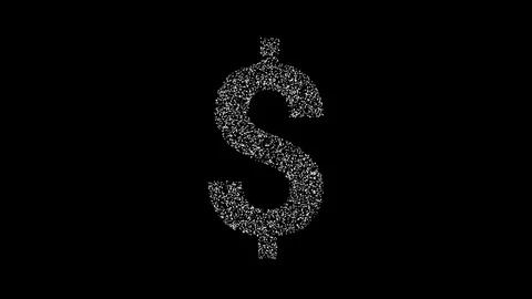 Dollar white 動画素材 109432360