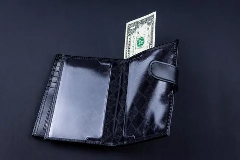 Dollar in your wallet Stock Photos