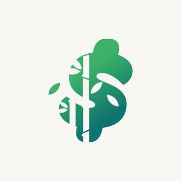 Dollar of Zen Logo Stock Illustration