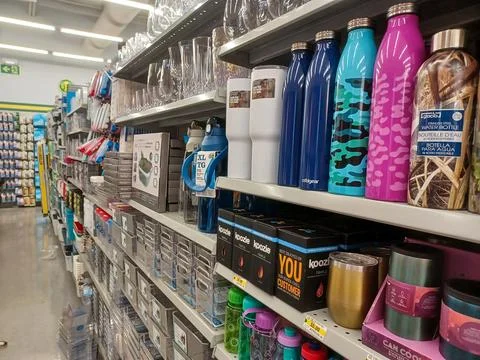 Dollarama store view inside Stock Photos