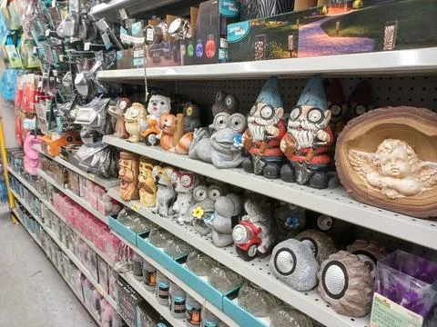 Dollarama store view inside Stock Photos