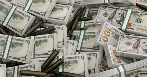  dollars and  bullets Vídeos de archivo 330008937