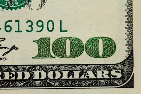 Dollars as a background. macro Stock Photos