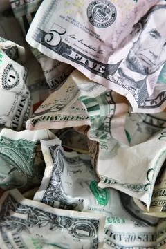 Dollars background Stock Photos