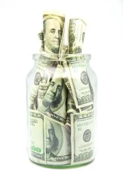 Dollars bank Stock Photos