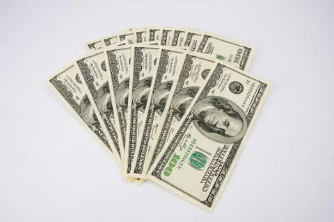 Dollars banknotes Stock Photos