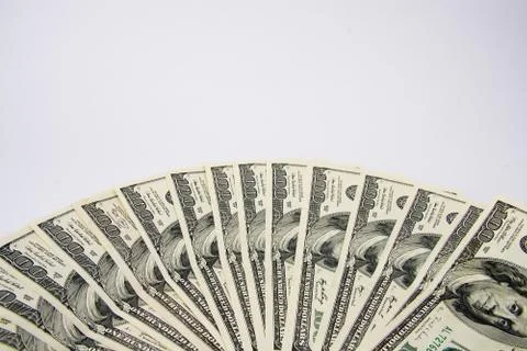 Dollars banknotes Stock Photos
