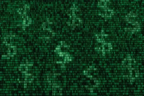 Dollars In The Data Stock Illustration